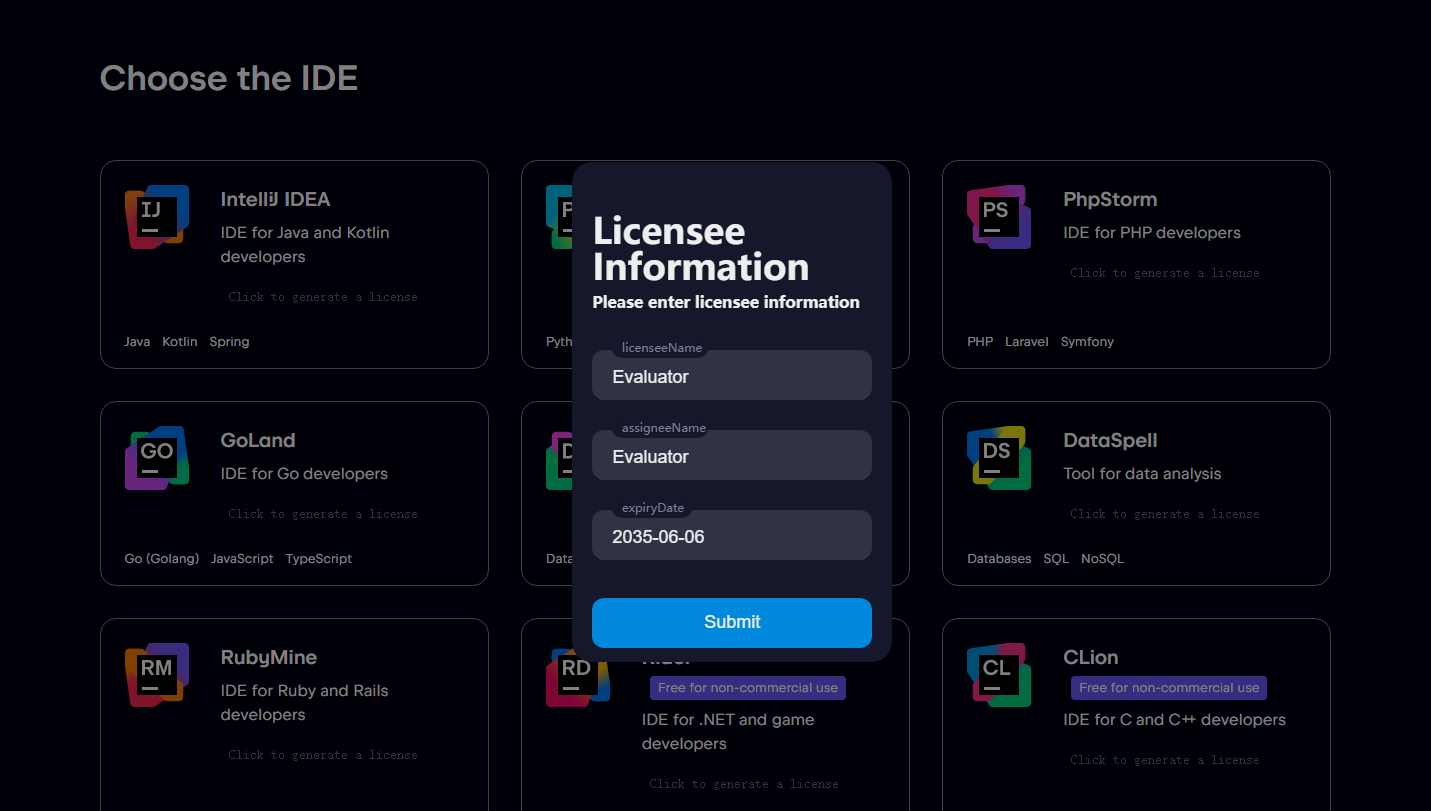 lsix:一键激活 JetBrains IDE 的跨平台神器第1张-噜咕噜咕 lsix:一键激活 JetBrains IDE 的跨平台神器