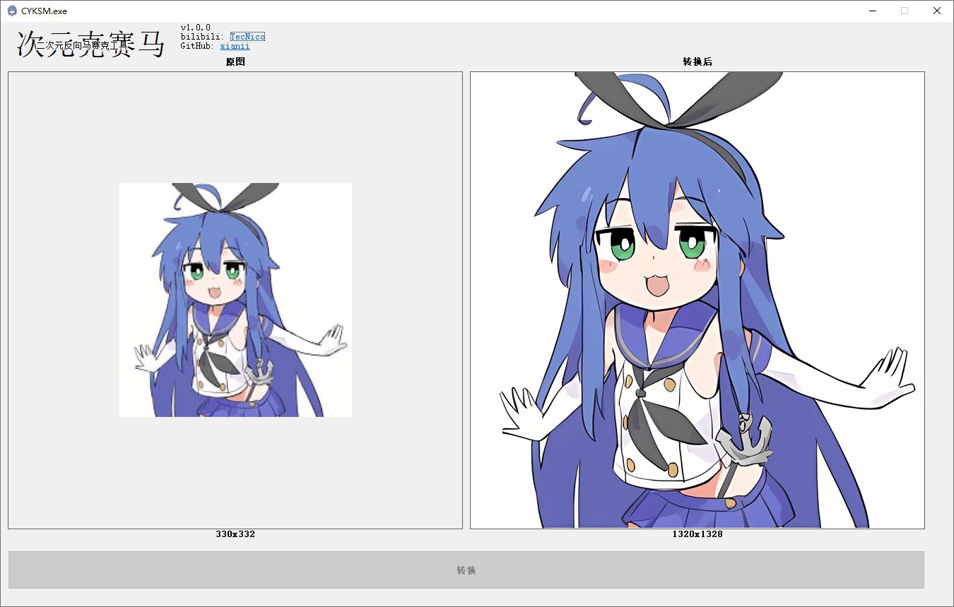 次元克赛马：轻松提升二次元图片质量的超分辨率工具第1张