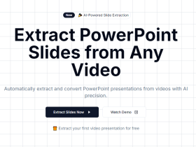 Video2PPT:一键将视频变PPT